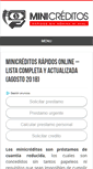 Mobile Screenshot of minicreditos.info